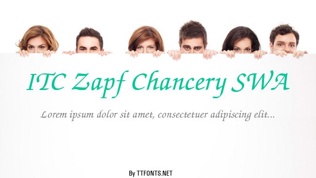 ITC Zapf Chancery SWA example
